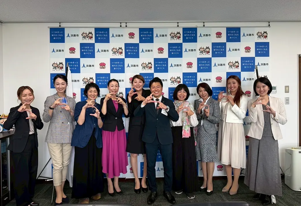 淡路島の三市にて表敬訪問を実施